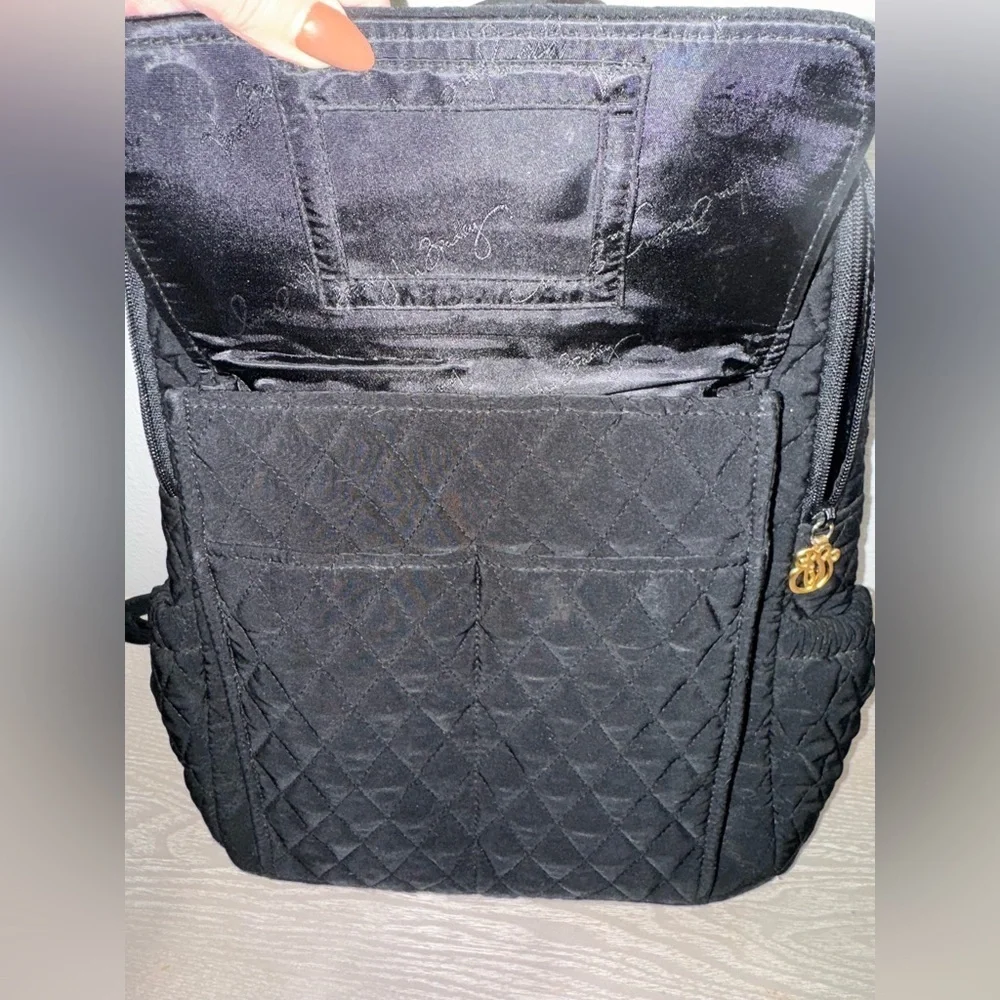 VERA BRADLEY BACKPACK. -BLACK